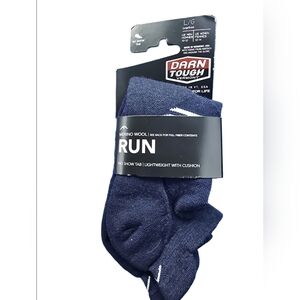 Men's Element No Show Tab Lightweight Running Socks- L - ECLIPSE